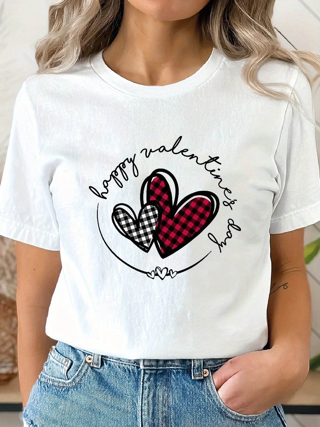 

Women's Graphic Print Short Sleeve T-shirt - Casual Summer & Spring Top