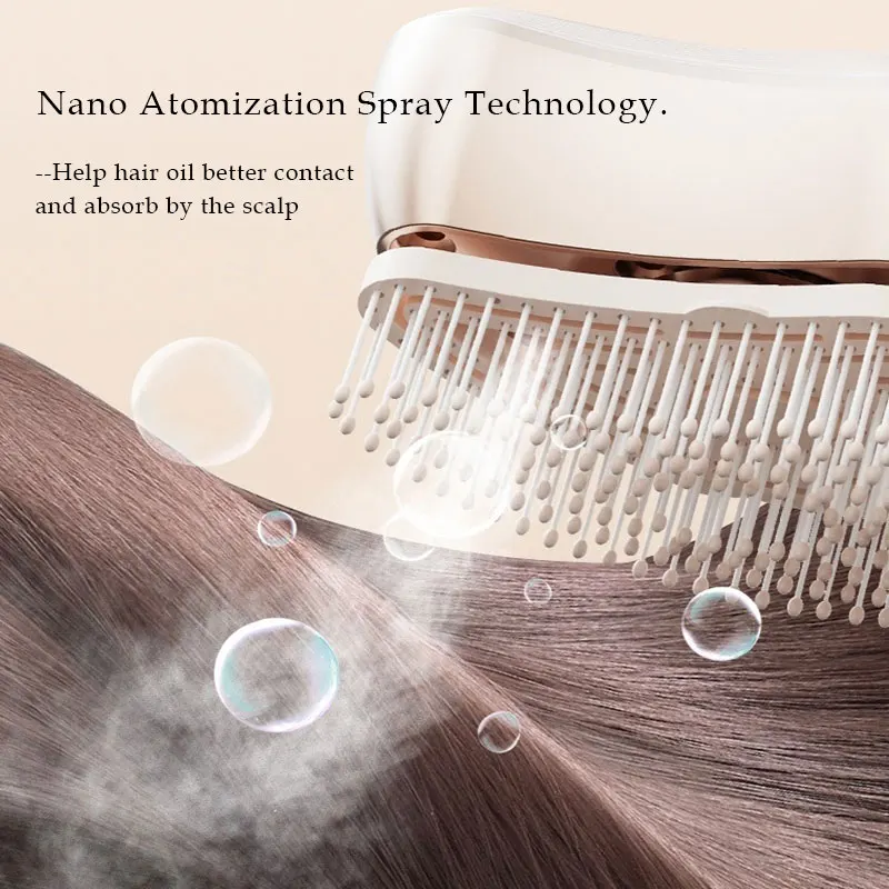 Electric massage comb double massage scalp vibration massager for nourishing hair and preventing hair loss treatment