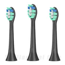  3PCS Replacement Brush Heads For Ph HX6063/HX6250/HX6530/HX6730/HX6930/HX9023/HX6024/HX3220 Brush Head Nozzles With Cover 