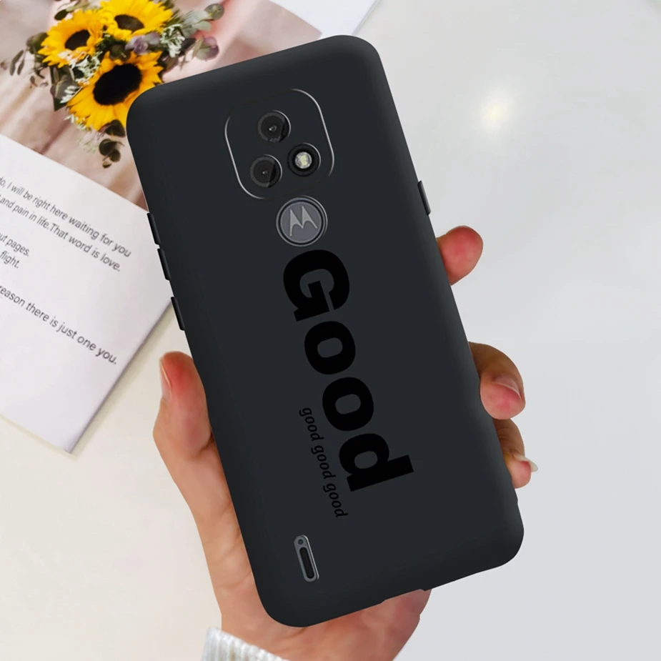Stylish Painted Soft Silicone Phone Case for Motorola Moto E7 Series