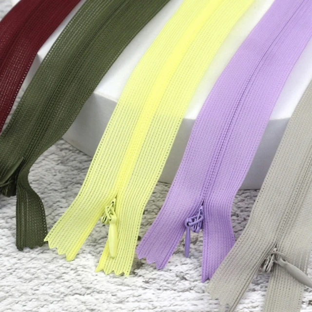 8-24Inch (20-60cm) Nylon Zipper 3# Invisible Zippers Tailor Sewing  20pcs/lot