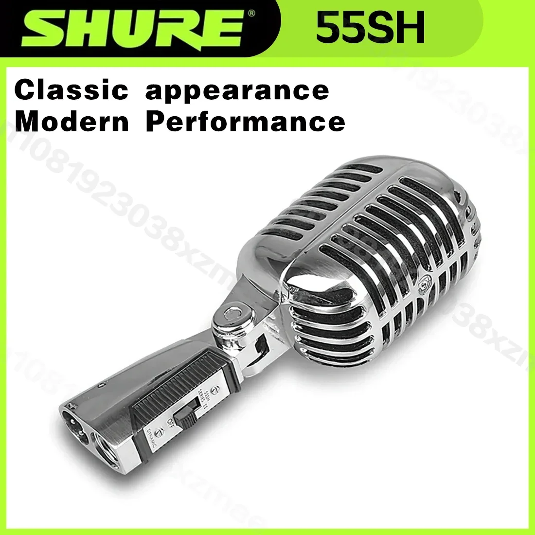 SHURE 55SH SERIES II Dynamic Retro Microphone Stage Performance Live Anchor KTV Recording Microphone Stand dynamic microphone