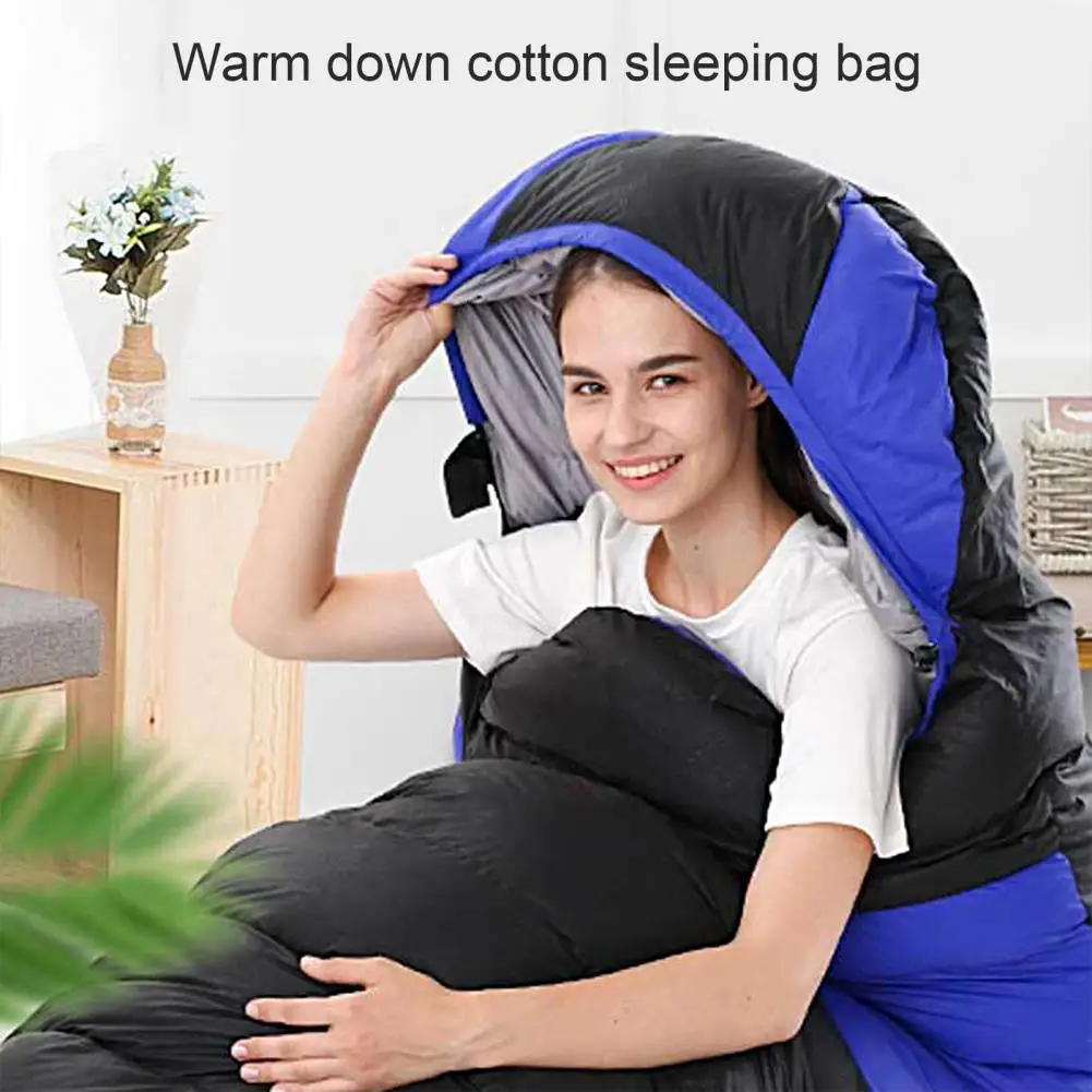 

Electric Sleeping Bag Down Cotton Three Gears Temperature Keep Warm Tear-resistant USB Charging Heating Sleeping Bag For Camping