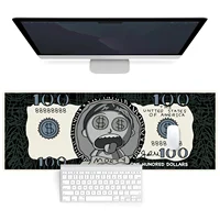 100 Dollar 31.5 X 11.8 Inch Keyboard Mouse Pad, 3D Gaming Mouse Pad, Gift Mouse Pad With Non-Slip Rubber Base 2