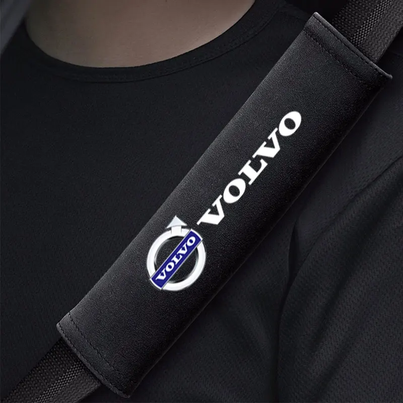 자동차 좌석 벨트 쿠션 스트랩 커버 쿠션 스트랩 안전 어깨 보호대 볼보 xc60 xc90 v40 v60 v50 s60 자동차 액세서리