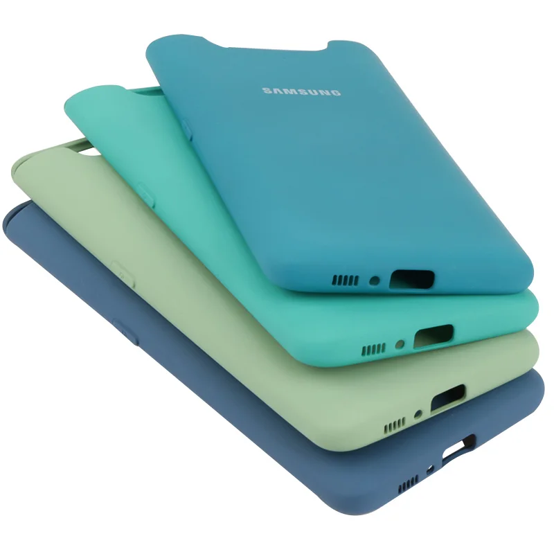 phone pouch for running Samsung A80 A90 Liquid Silicone Case Official Silicone Soft Back Cover Samsung Galaxy A80 A90 Case Protection Cover cell phone belt pouch