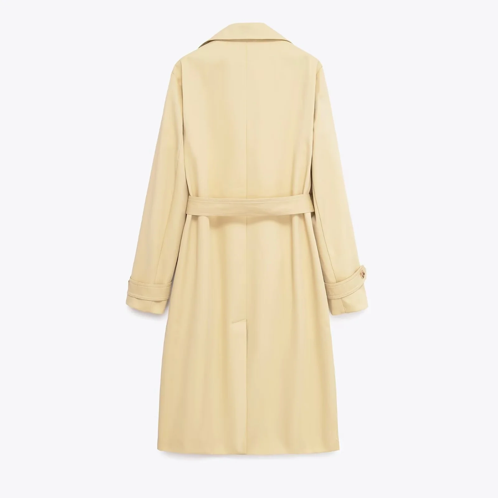 Women Fashion Elegant Trench Jackets With Belt Female Double Breasted Windbreaker Coat Lady Casual Long Overcoats Streetwear