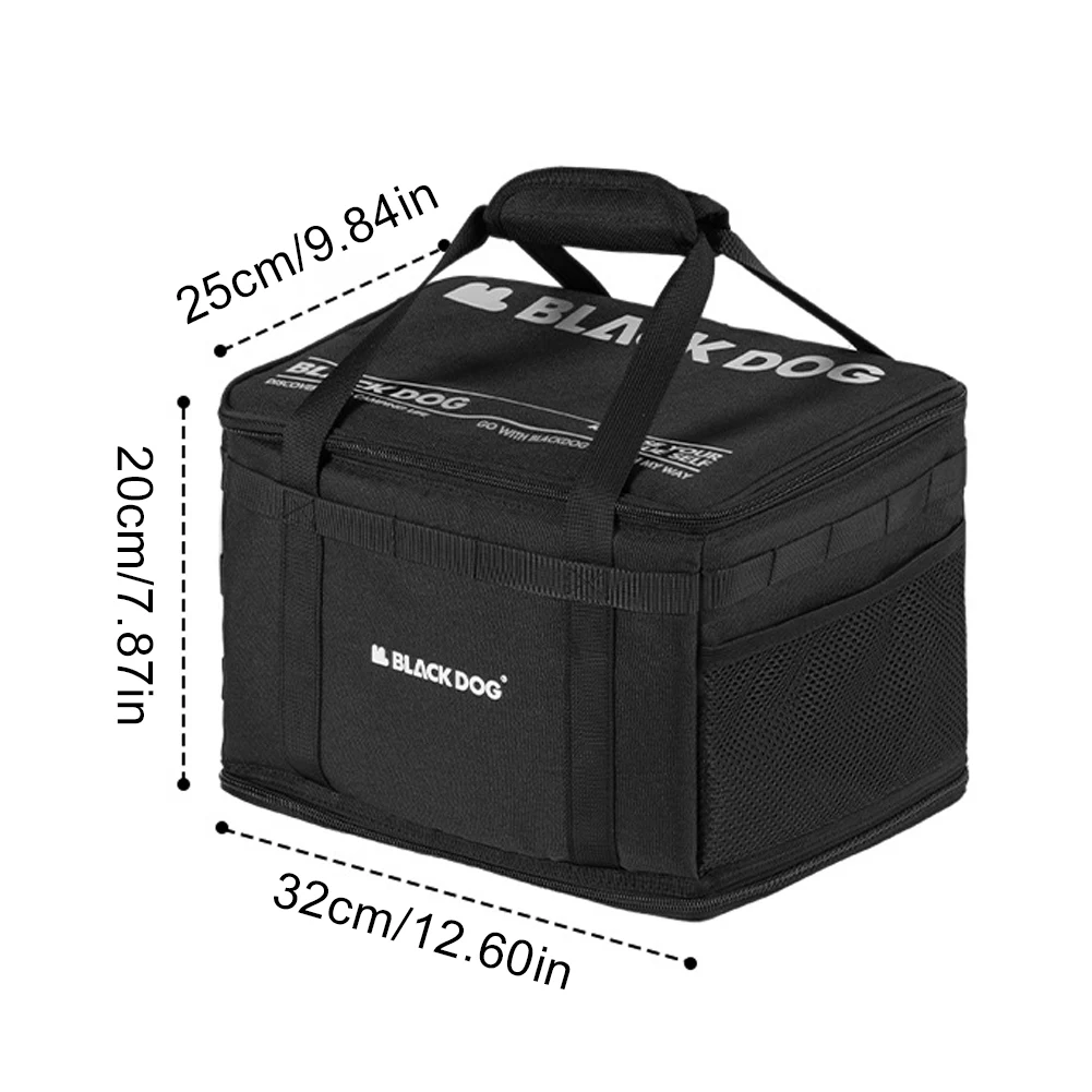 Blackdog 15L Camping Storage Bag Ultralight Outdoor Camping Travel Folding Handbag Luggage 600D Organizer Duffel Tactical Box
