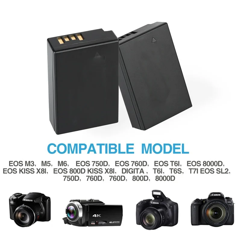 Eos Rebel Sl3 Canon 750d Clean Hdmi Out Batería Andoer 5v Usb A Np