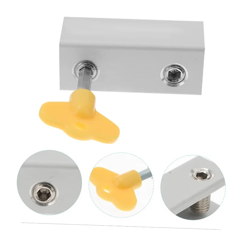 Adjustable Security Lock for Sliding Doors Windows and Cabinets Safety Device with Anti-Theft Protection Durable for Home Use