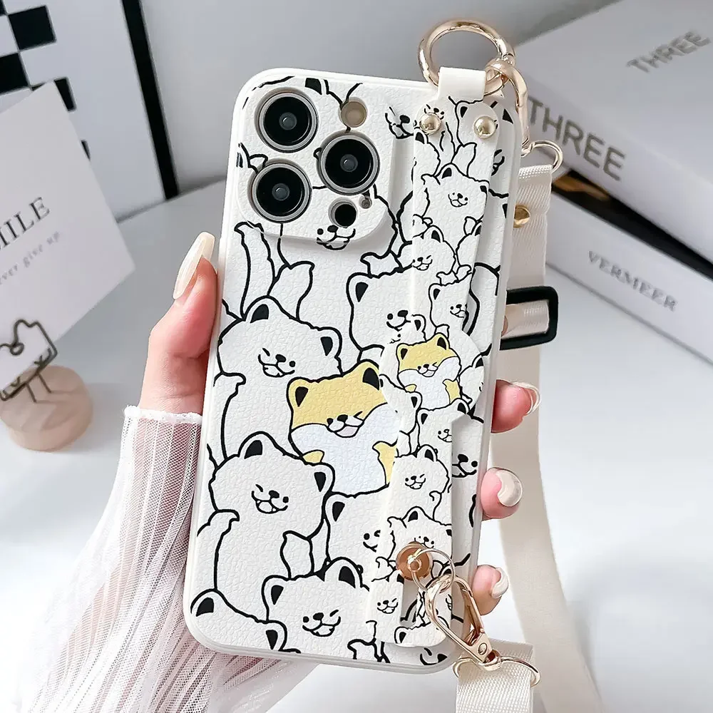 SoCouple Cat Neck Lanyard Wrist Strap Holder Phone Case Cover