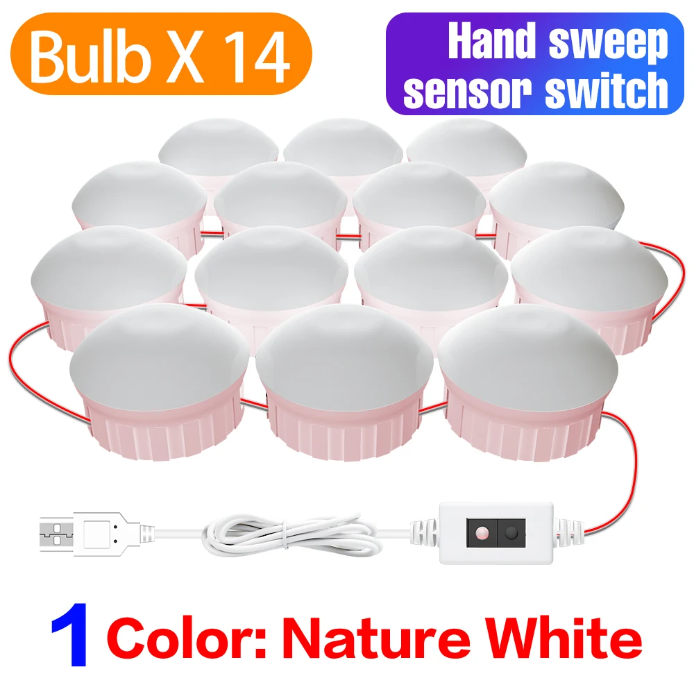 14 Bulbs Hand Sweep