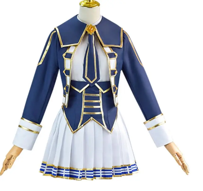 

Anime The Eminence in Shadow Cosplay Costume Battle Uniform Punk Lolita Womens Dress Halloween Outfit