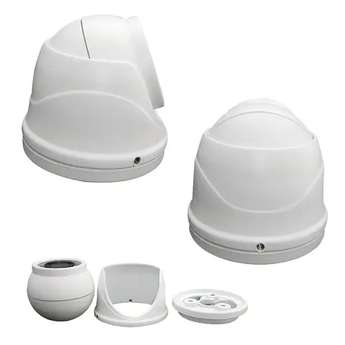 Uvusee CCTV 카메라, 960H 1200TVL HD 12LED IR-CUT 3.6mm 방수 아머 미니 돔 감시 보안 카메라 3