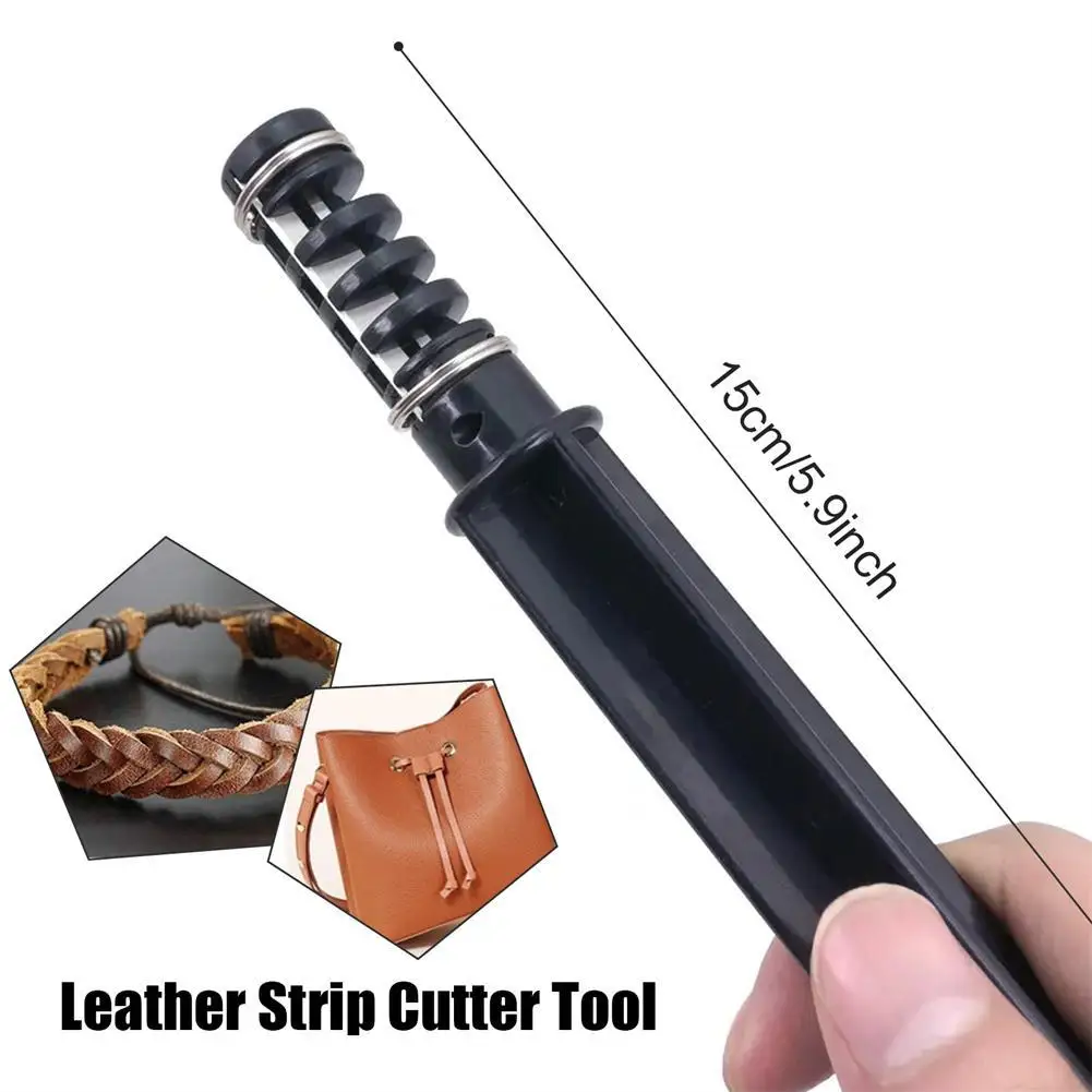 Leather Strip Cutter Tool 3 Blades DIY Handmade Craft Cutting