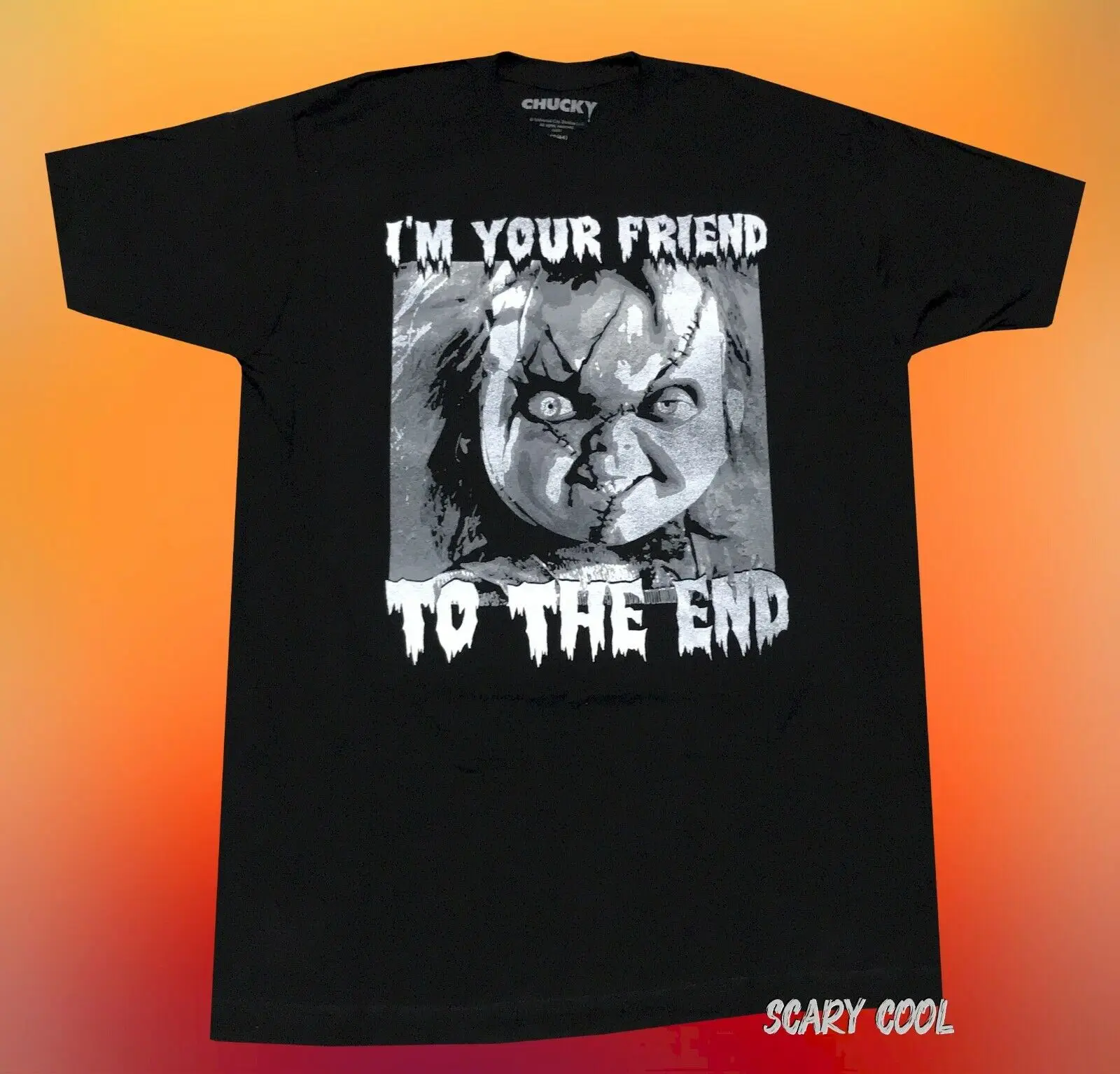 Мужская Винтажная футболка, новинка, Чаки, я ваш друг до конца, игра Childs, 1988