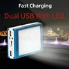 New 50000mAh Portable Solar Power Bank Double USB External Battery Charger Cases Fast Charging for iPhone Series Samsung Xiaomi 2