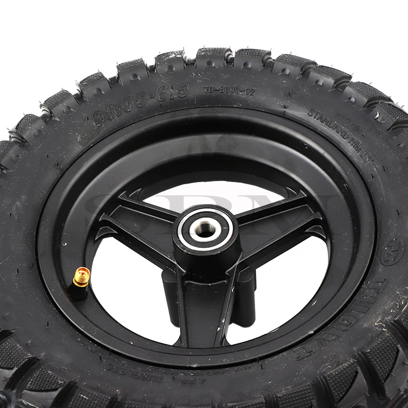 Electric Scooter 11 inch off-road Tubeless Tire wheels 90/65-6.5 Thickened Vacuum Tyre & Disc brake hub Straight valve