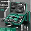 BAOLIAN40pc Screwdriver Wrench Sleeve Set Ratchet Screwdriver Wrench Kit DIY Household Repair Tool Magnetic Screw Driver Bit Set