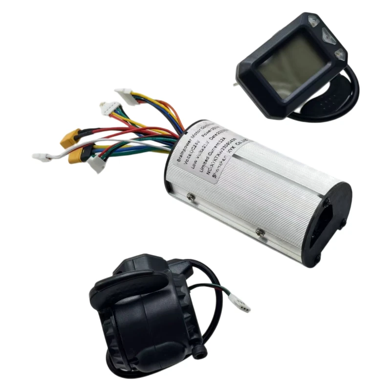 Controller per Bicicletta Elettrica 24V250W 36V 350W con Display LCD e Freno, Set di Accessori per Scooter Elettrico - immagine 6