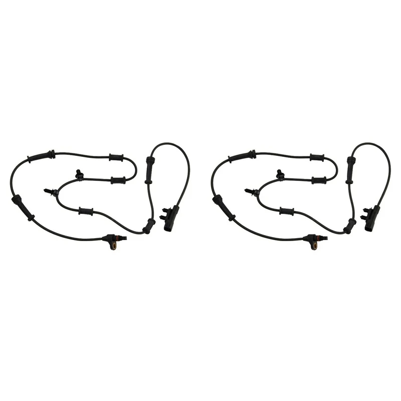 

2X 68003281AD Wheel Speed Sensor Front Wheel Speed ABS Sensor Automobile For Jeep Wrangler JK 2007-2018