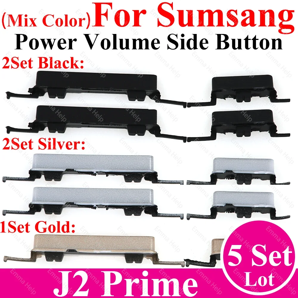 Volume Power Button Replacement for Samsung Devices - Side Power Key On/Off Repair Parts