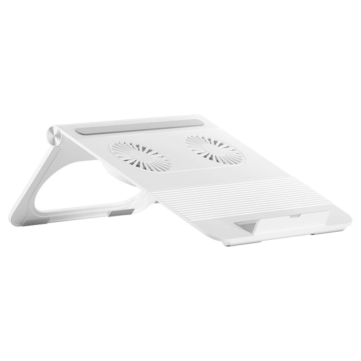 Laptop Cooling Fan Stand Portable Foldable Cooler Holder with 2 Fans