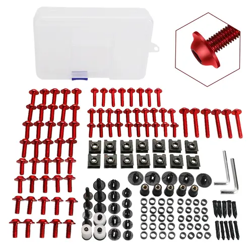 FOR HONDA CBR125 CBR125R CBR150R CBR25 CBR250R CBR250RR CBR300R Motorcycle Complete Full Fairing Bolts Kit Screws Nuts Clips - Image 10