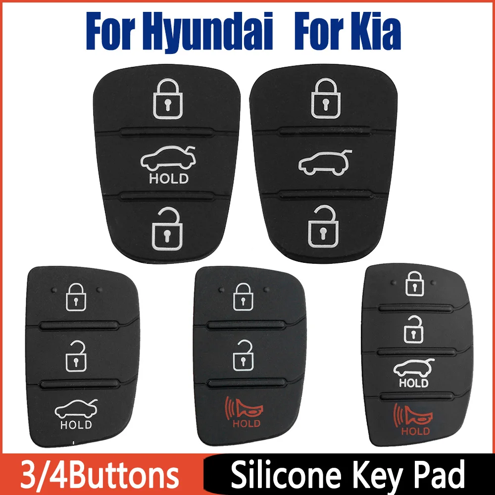 Hyundai Kia 3 Button Remote Key Fob Pad