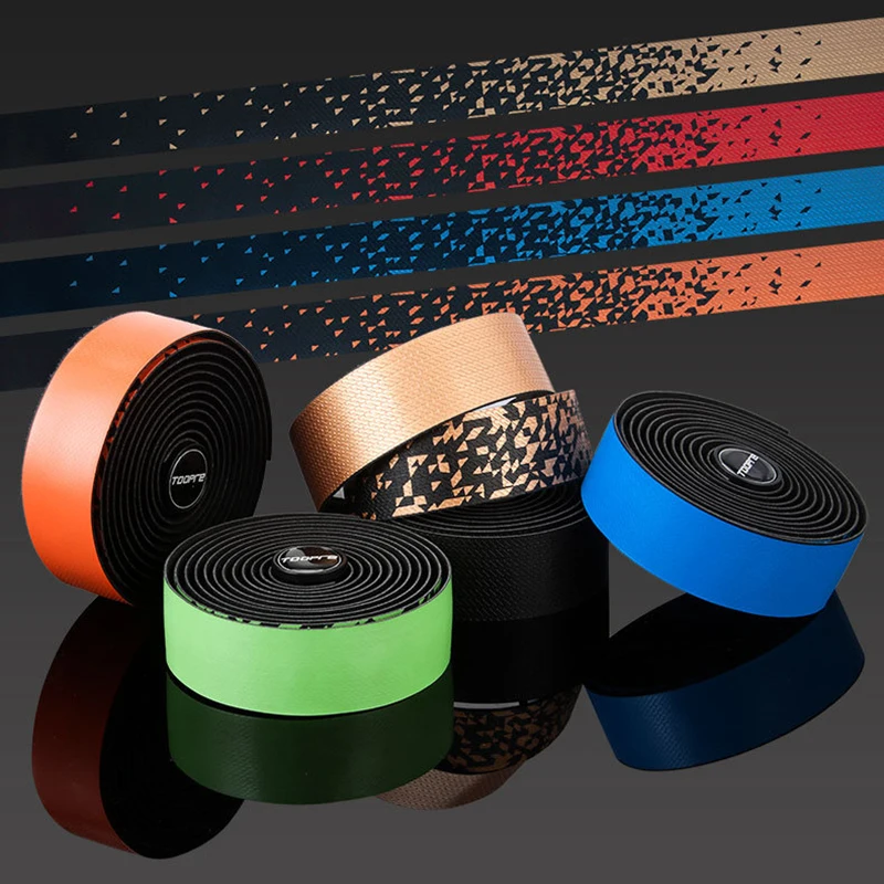 Bicycle Handlebar Tape Eva PU Grips Sponge Bike Handle Grip Tape Road Bike Cycling Anti-slip Anti-Vibration Wrap bike handlebar tape bicycle accessories