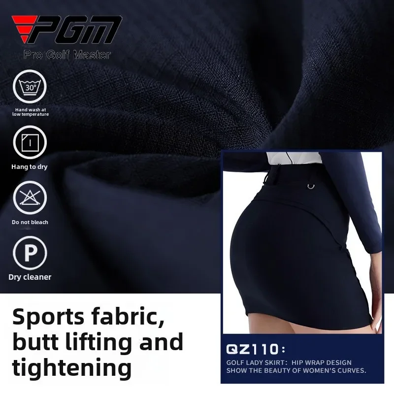 PGM Women's Golf Hip Wrap Short Skirt Wear for Woman QZ110