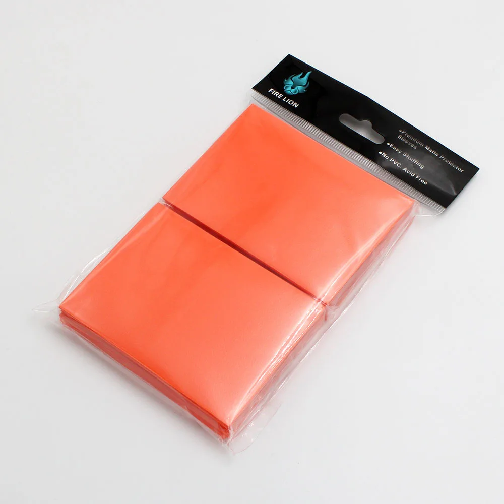 100PCS 66*91mm Penny Color Matte Katana Trading Card Sleeve Holder TCG  Cards Protector for MTG Yugioh Card Sleeves