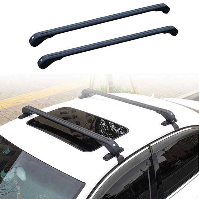 2Pcs Side Roof Rack Rail Luggage Carrier Fits for Toyota Corolla