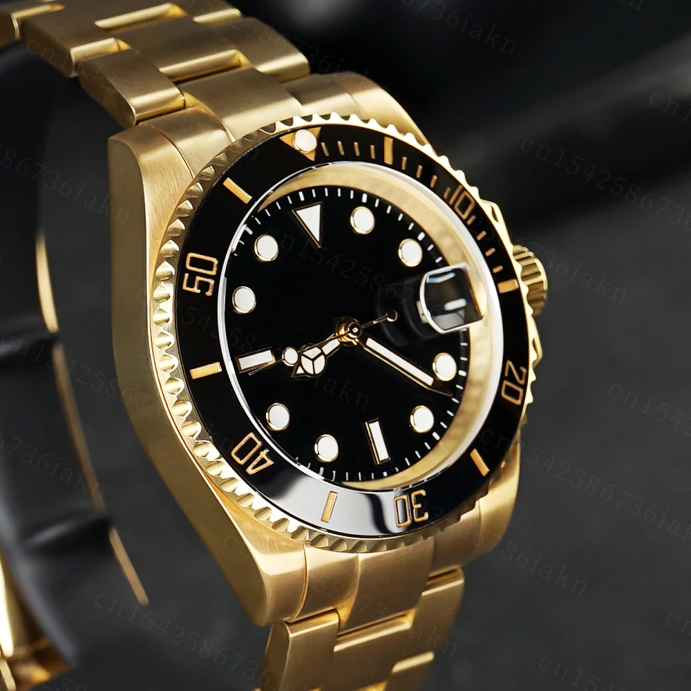 2022 Fashion New 40mm Men's Leisure Sports Sapphire Mirror Stainless Steel Material Waterproof Automatic Mechanical Watch