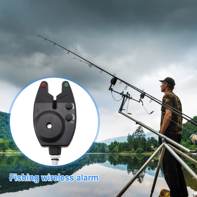 Fishing Bite Alarm Fishing Alarm with LED Lights Fishing Reminder