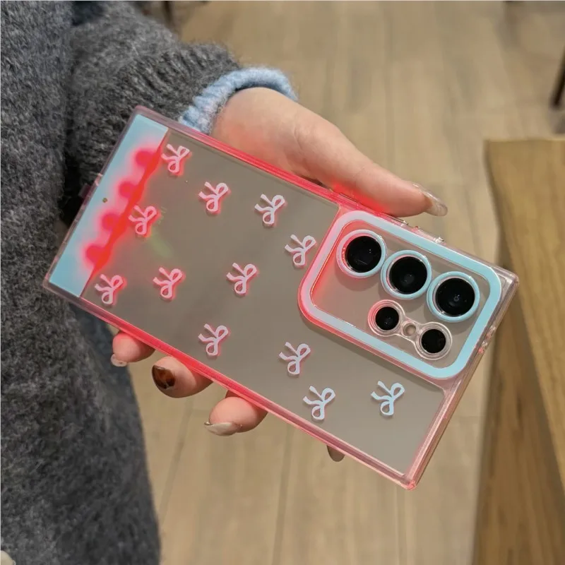 Luminous Flash Bow Fashion Phone Case Cover