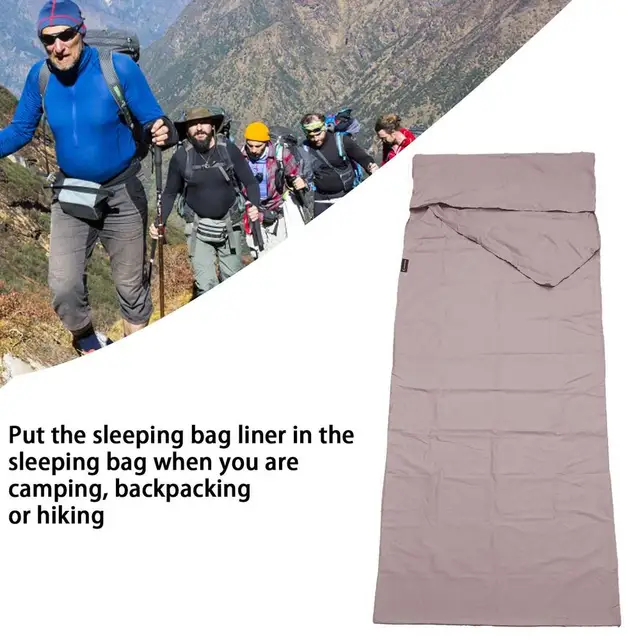 Backpacking Sleeping Bag Cotton Liner, Travel Sheets For Hotel