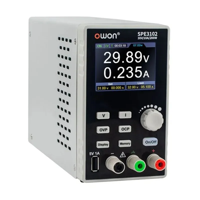 

OwonSPE6053 программируемый источник питания постоянного тока 60 в 5 А выходной Регулируемый регулятор напряжения Портативный ЖК-разрешение цифровые источники питания