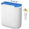 Washing Machine, 14 20 28 40 Lbs Twin Tub, Laundry Compact Washer Spinner Combo With 40lbs Capacity, And 16Lbs Spinner Dryer 1