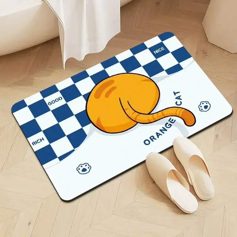 

Противоскользящий коврик для ванной комнаты, серый Туалет