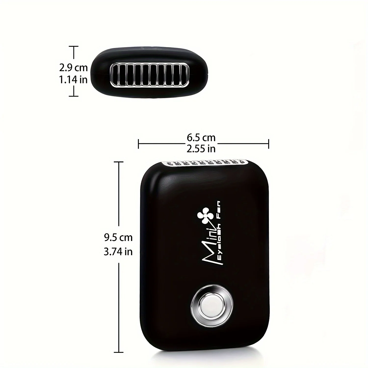 미니 속눈썹 팬 휴대용 속눈썹 연장 팬 드라이어 충전식 USB 팬 3단 속도 조절 냉풍 속눈썹 용품