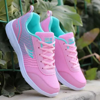 Women's tennis Ladies Daily Women's Shoes Casual Sports Korean Fashion Breathable Flat Bottom Running Light Travel Sneakers 1