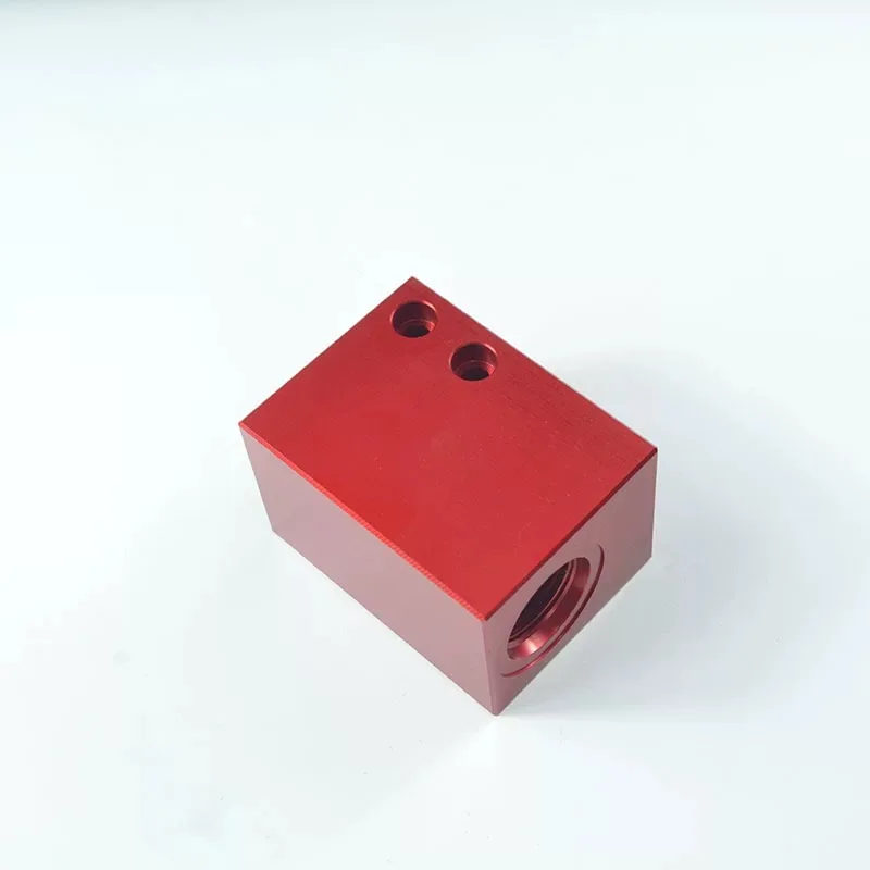 Oil circuit block V6068 for threaded insertion of 12 series electromagnetic one-way throttle relief valve