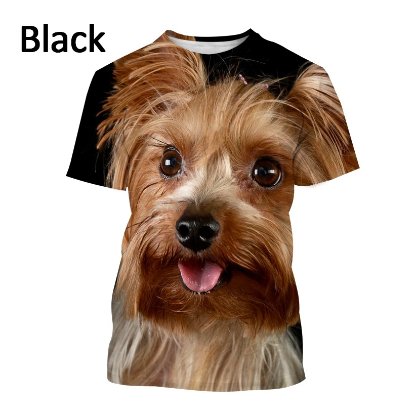 cool shirts for men 2022 3D Printing T-shirt New Fashion Animal Cute Dog Fun Casual Round Neck T Shirt Breathable and Comfortable Soft best t shirts for men