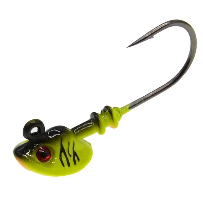 Leurre vert flouro 2 x gabarit brillant dans le noir 200 g