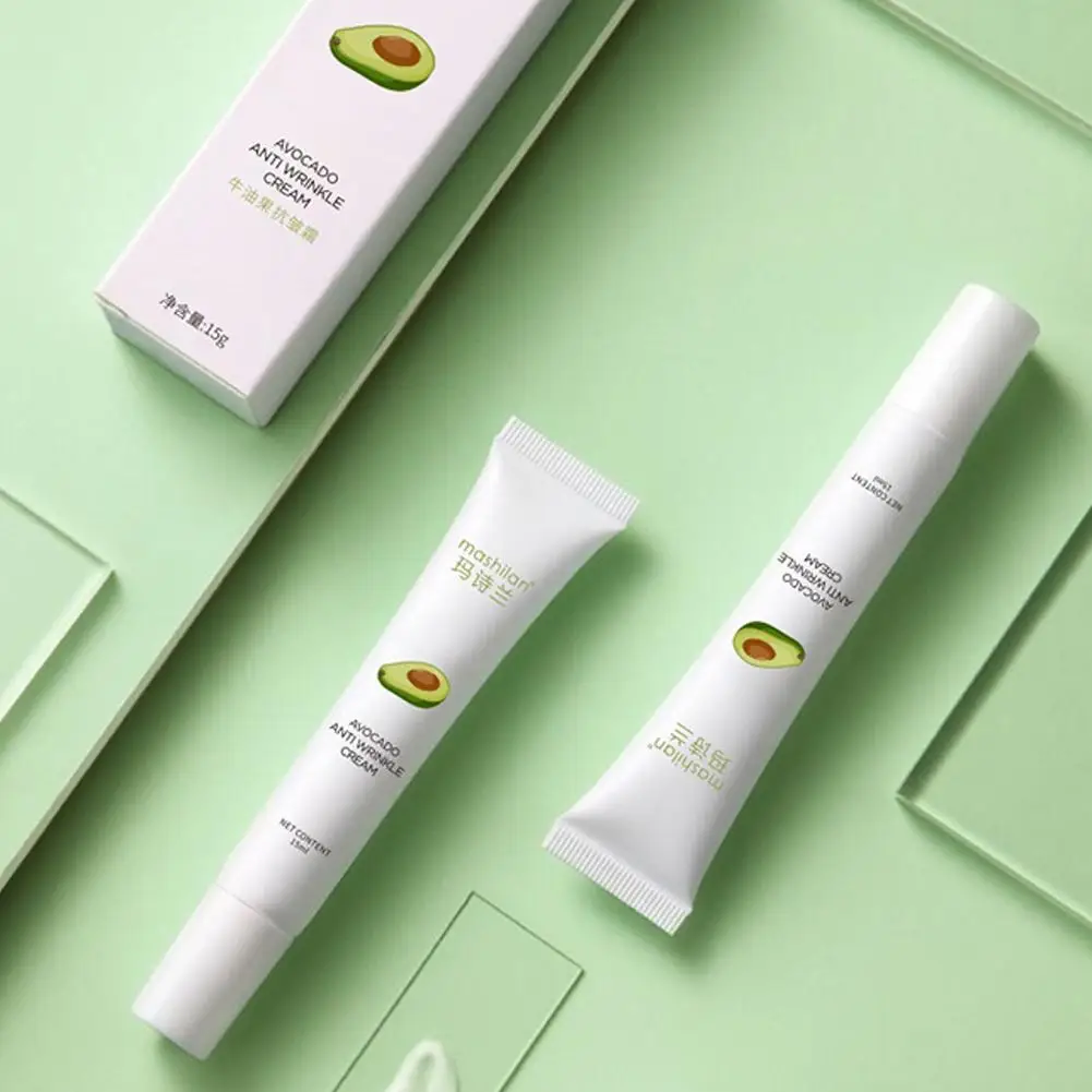 

Remover Eye Bags Avocado Eye Cream Anti Dark Circle Wrinkle Removal Fades Fine Lines Firmness Whitening Eye Cream Skin Care 20g