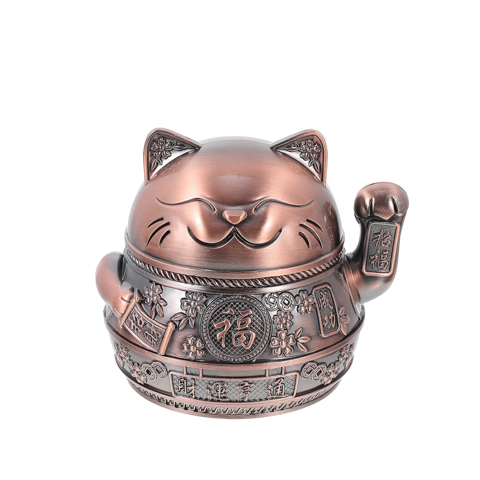 

Ashtrays for Outdoors Shaped Decorative Zinc Alloy Desktop Ornament Portable Office