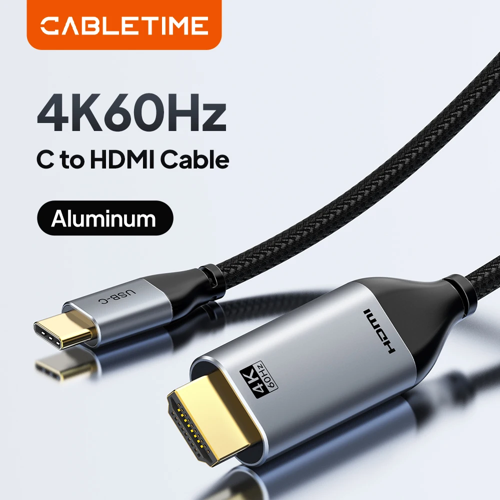 Ultra HD 4K USB-C to HDMI Cable with 60Hz Support