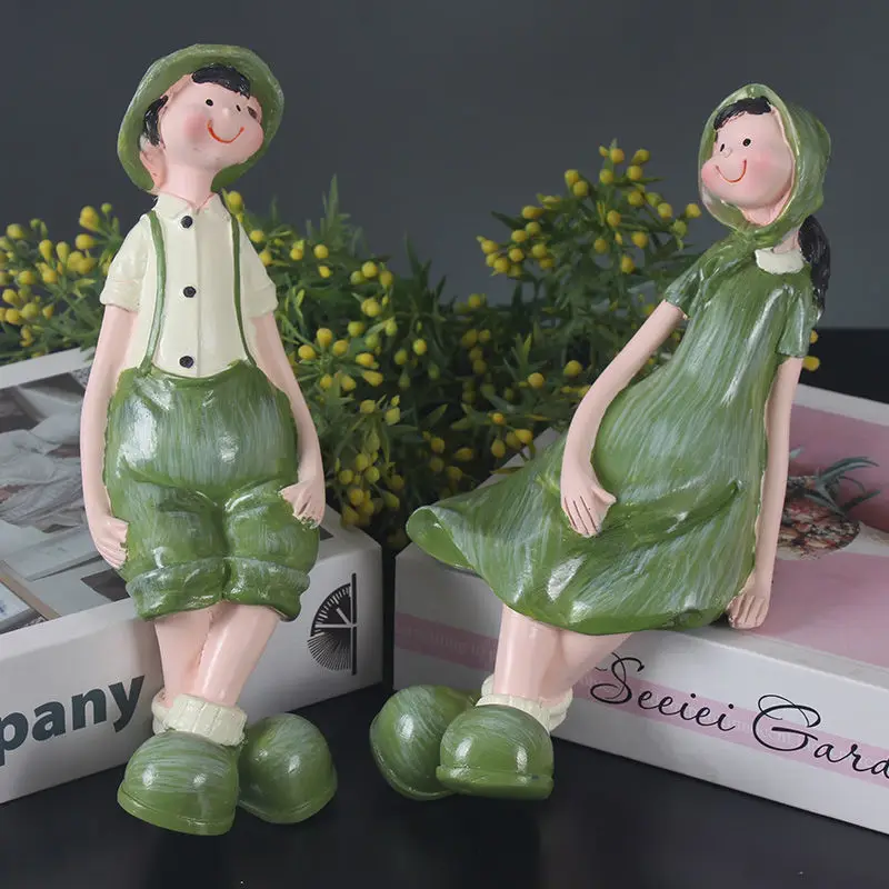 

Countryside Family Ornaments Character Resin Figurine Crafts Home Living Room Decoration Christmas Art Decor Birthday gifts