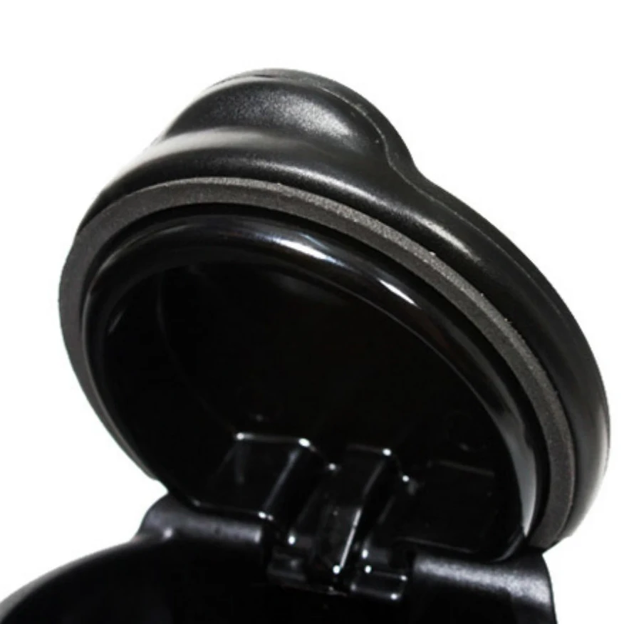 Black Cigarette Self Extinguishing Ashtray Portable Travel Home Car Auto Holder